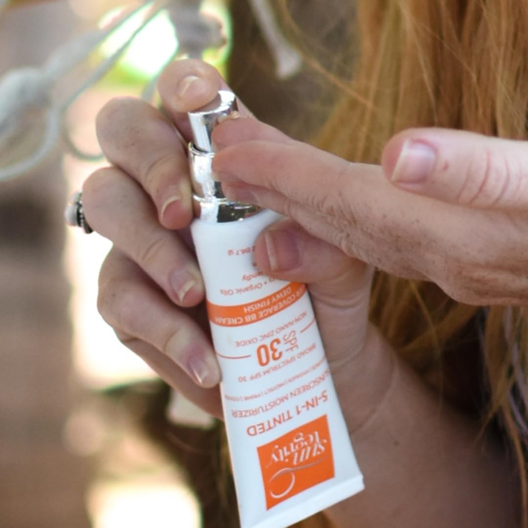 Suntegrity ingredients label detail highlighting mineral zinc oxide