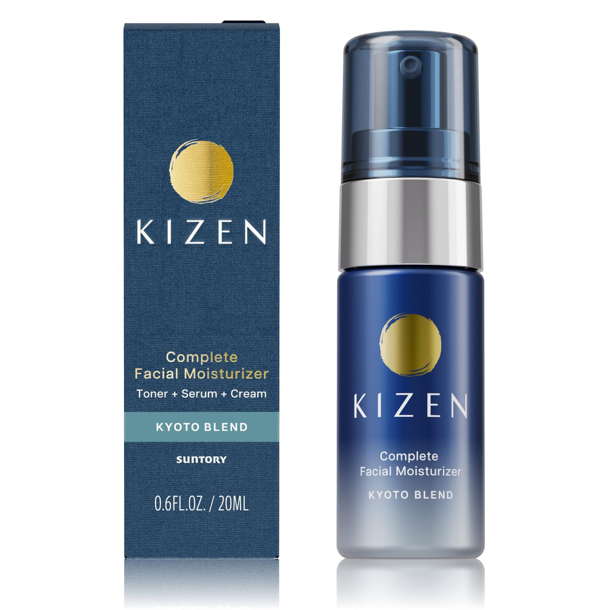 SUNTORY WELLNESS front packaging showing compact 20ml tube for travel convenience