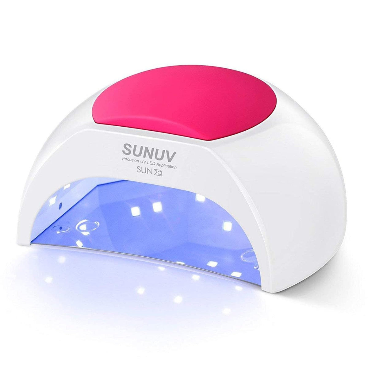 SUNUV SUN2C front view showing rose finish and neat curing opening, stylish and portable