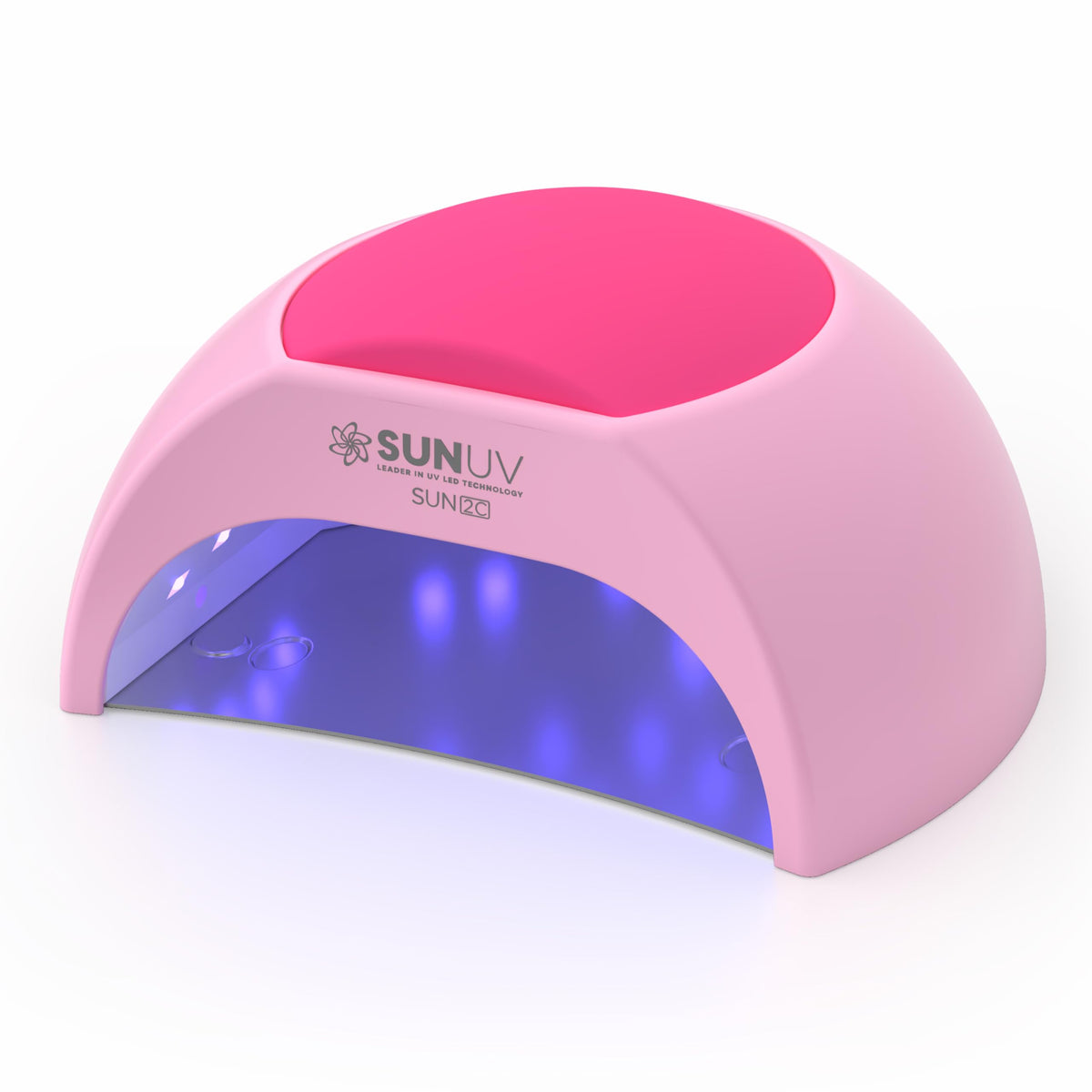 SUNUV SUN2C pink front view showing glossy shell and entry opening benefit quick placement