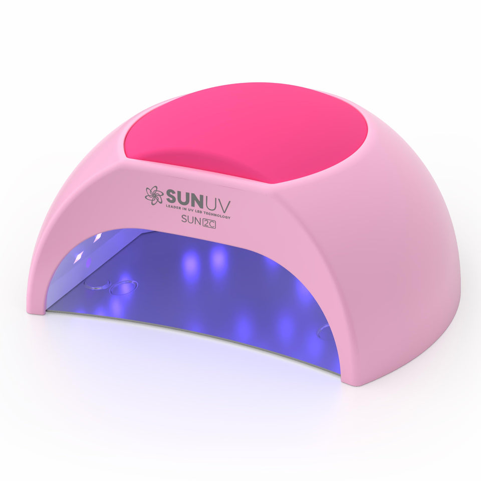 SUNUV SUN2C pink front view showing glossy shell and entry opening benefit quick placement