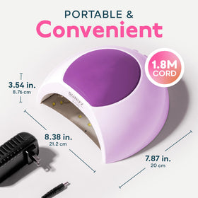 SUNUV SUN2C side profile highlighting portable, lightweight design benefit