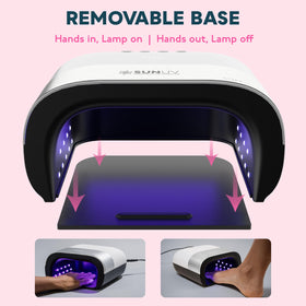 SUNUV SUN3 automatic sensor activating as a hand enters for quicker workflow