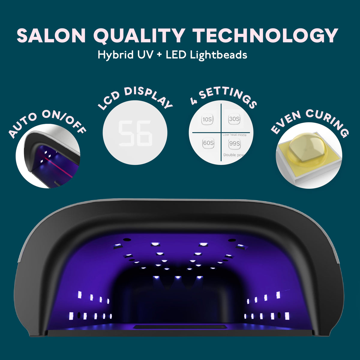 SUNUV SUN3 size comparison beside hand illustrating travel-friendly portability