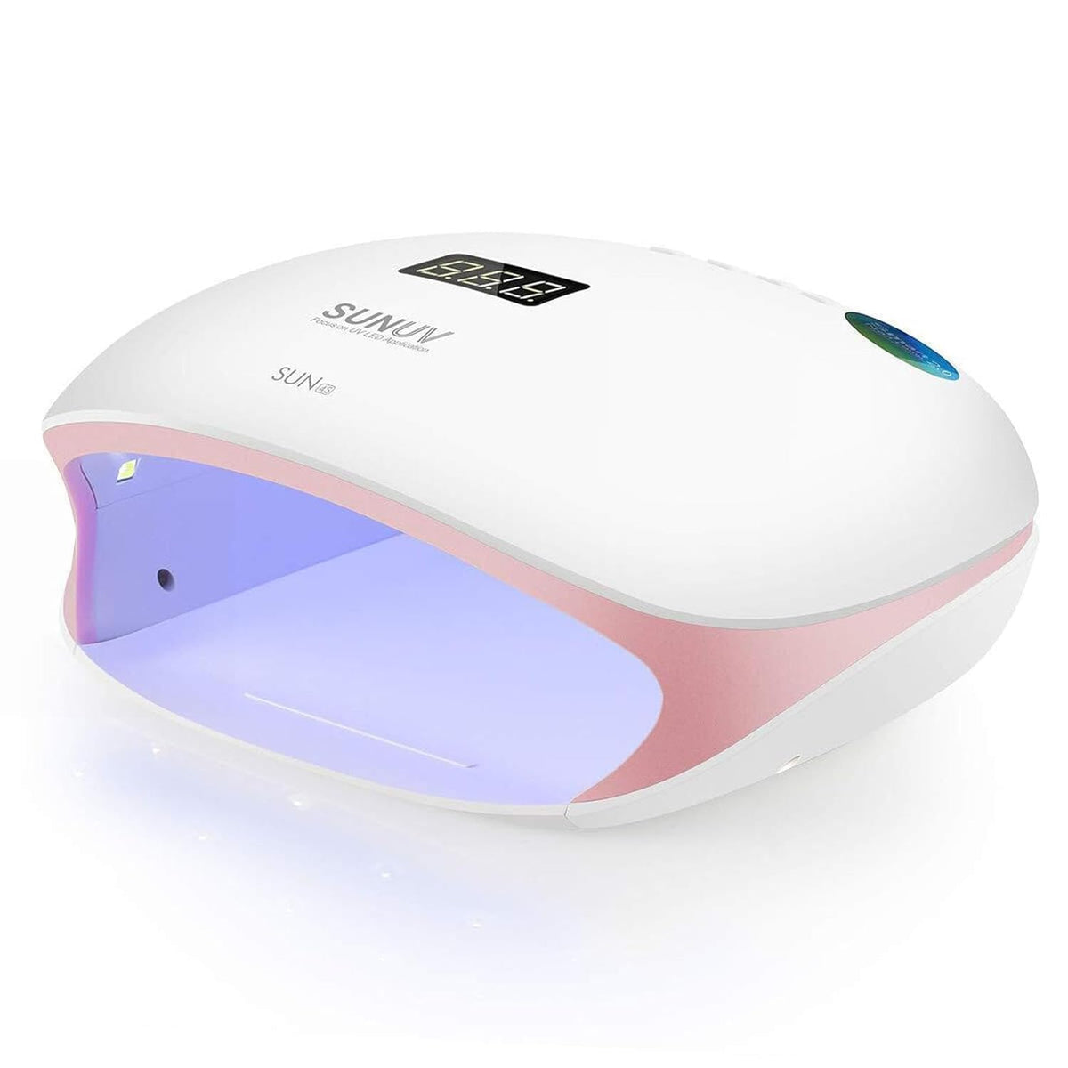 SUNUV SUN4S front view showing pink shell and compact design, ideal for home use