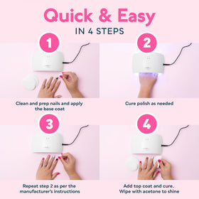 SUNUV SUN9C in a home manicure scene showing salon-quality convenience
