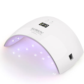 SUNUV SUN9X Plus front view showing compact pink lamp for fast curing