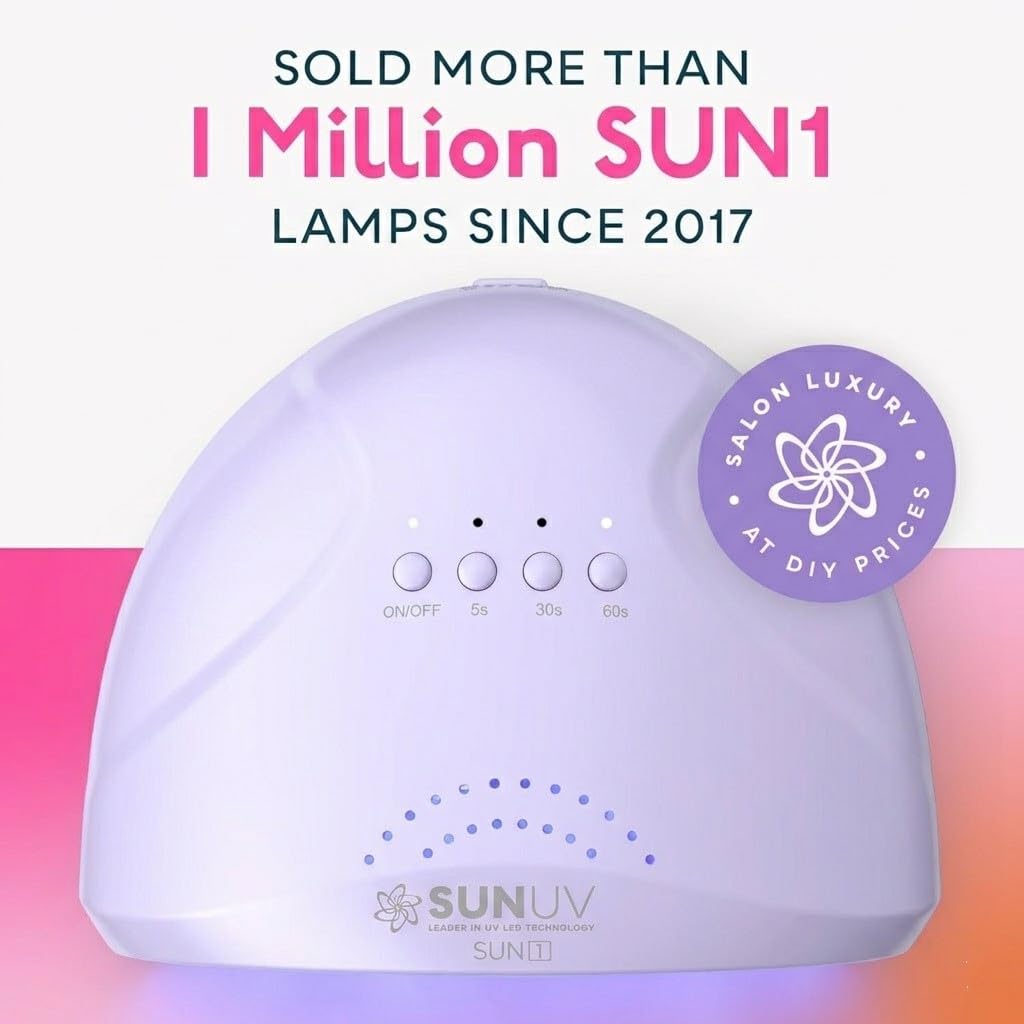 SUNUV lamp side angle with hand under sensor for hands-free operation benefit