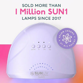 SUNUV lamp side angle with hand under sensor for hands-free operation benefit