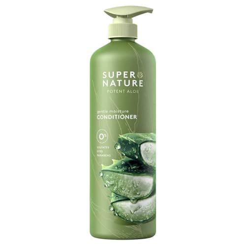 Generic Super Nature bottle on bathroom shelf staged to show everyday hydration benefit