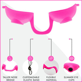 Super Sunnies elastic strap detail highlighting secure customizable fit