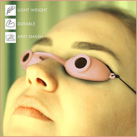 Super Sunnies label detail showing compliance information and user safety guidance