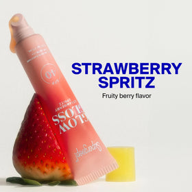Supergoop! open twist-top applicator revealing gloss stick for easy application