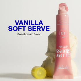 Supergoop! open wand tube showing applicator and easy application