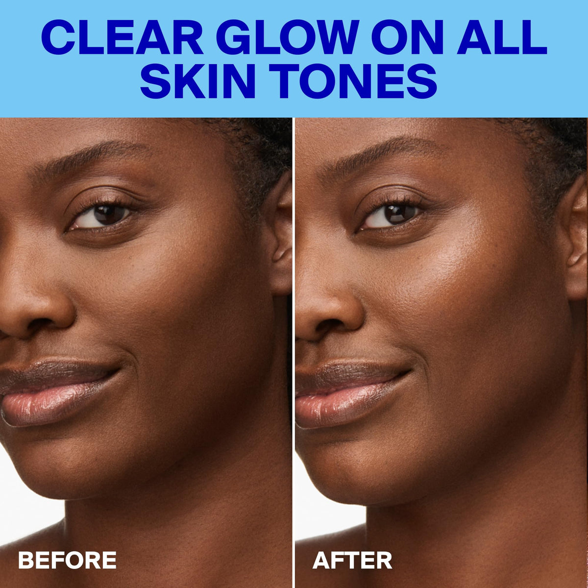 Supergoop! Glow Stick dewy skin detail illustrating luminous non-greasy glow