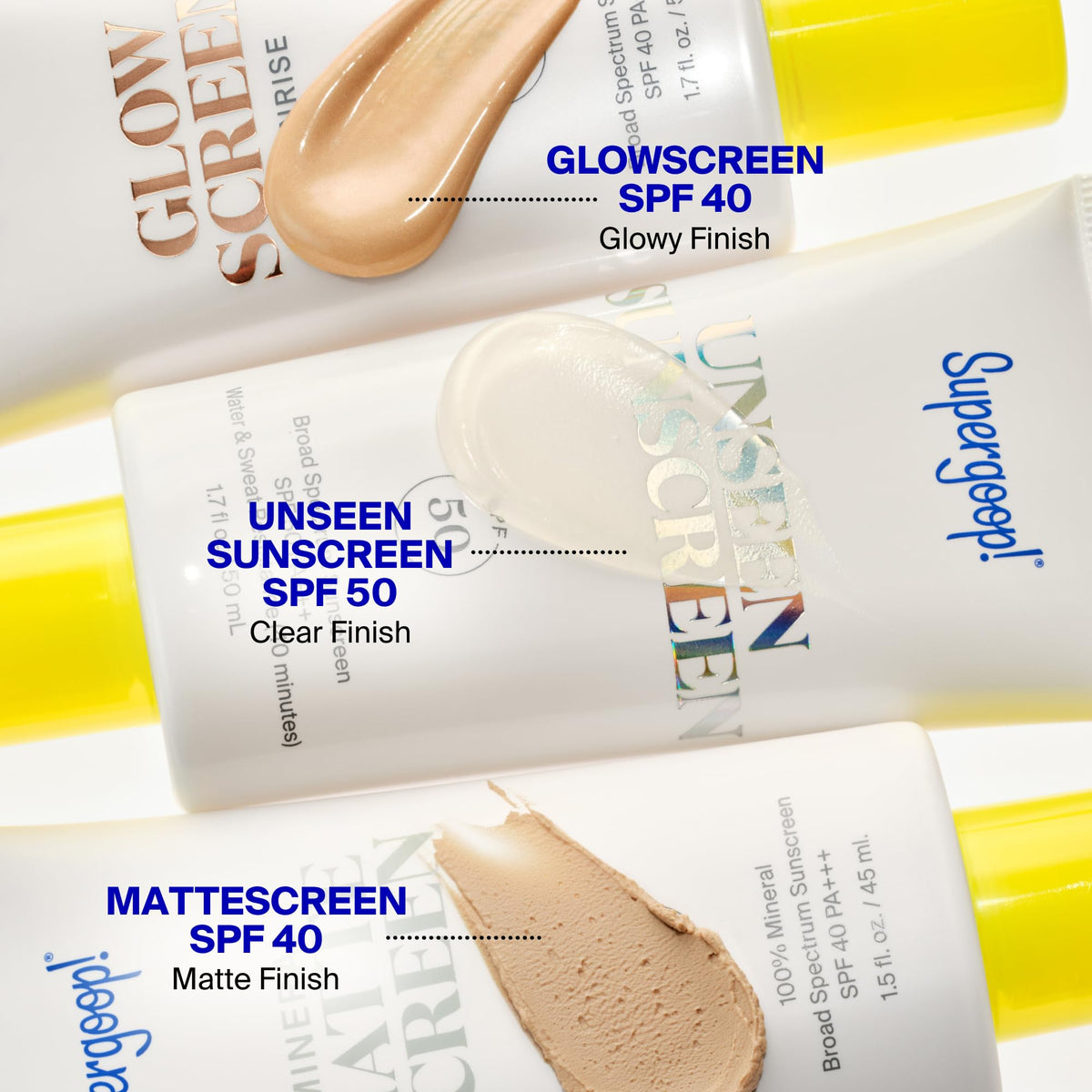 Supergoop! lifestyle portrait with sunkissed model showcasing natural radiant finish