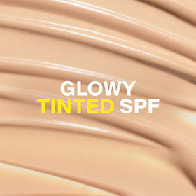Supergoop! close-up of pearlescent texture for luminous finish