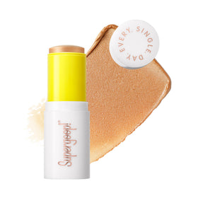 Supergoop! Glowscreen Stick front view showing compact design and SPF 45 protection