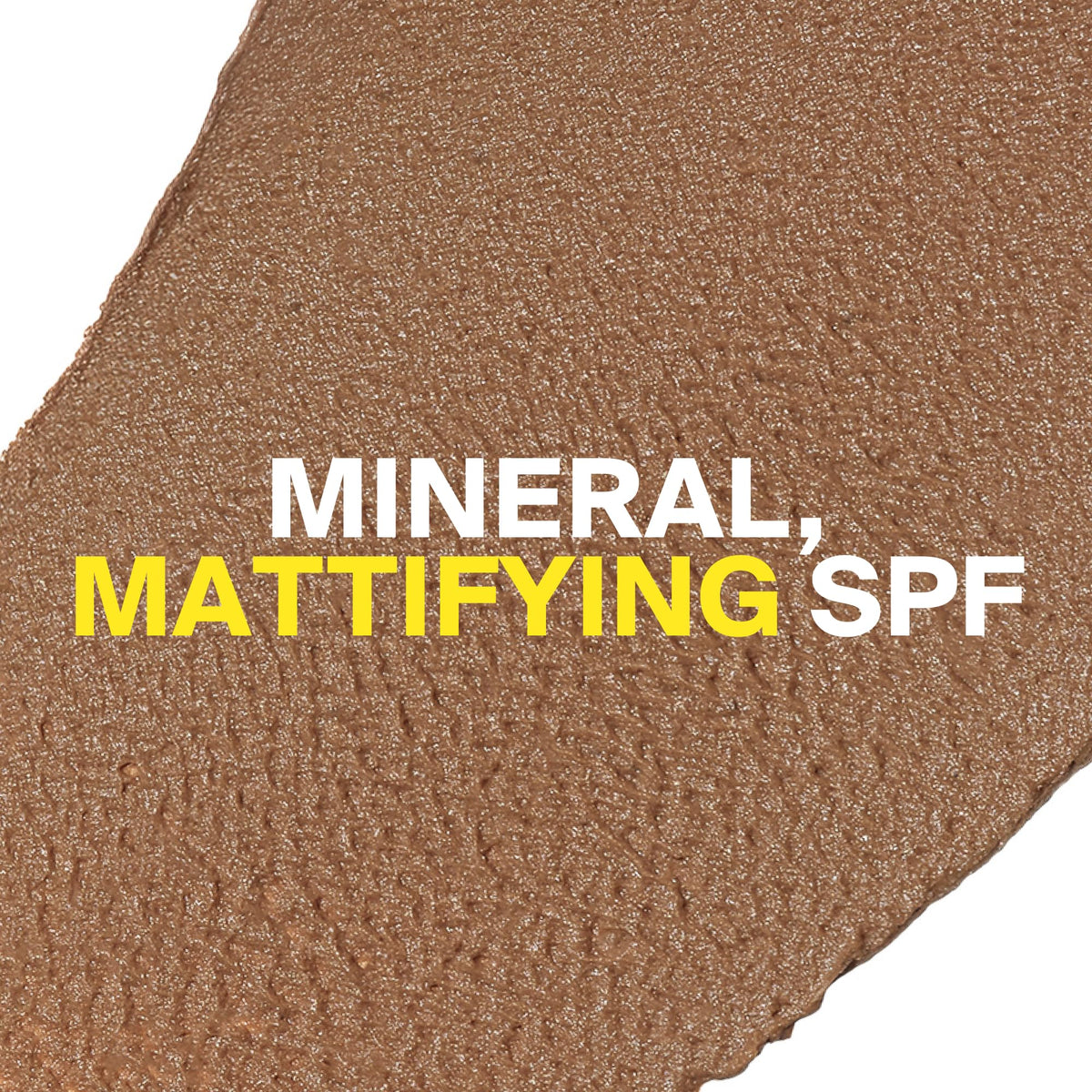 Supergoop! close-up of Mineral Mattescreen cream texture showing smooth, oil-free finish