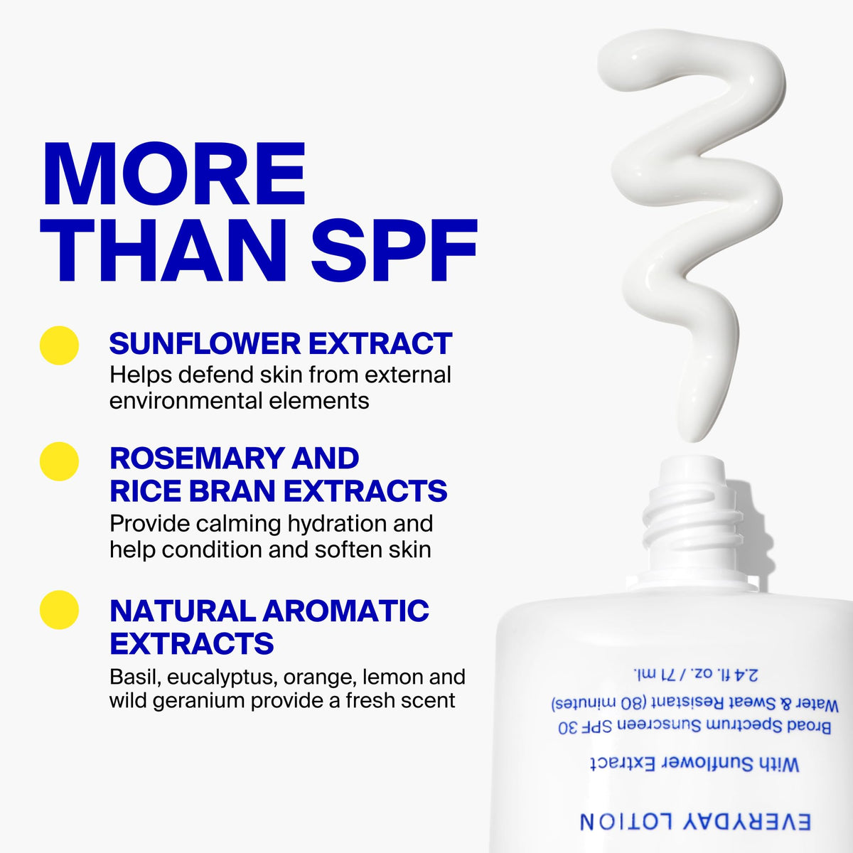 Supergoop! rosemary and sunflower close-up showing antioxidant ingredient benefits