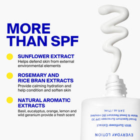 Supergoop! rosemary and sunflower close-up showing antioxidant ingredient benefits