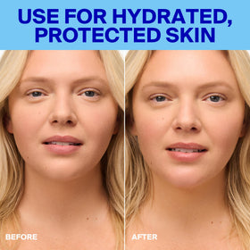 Supergoop! lotion absorbing on skin leaving a natural finish