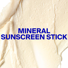 Supergoop! close-up of stick texture illustrating smooth blendability and easy application