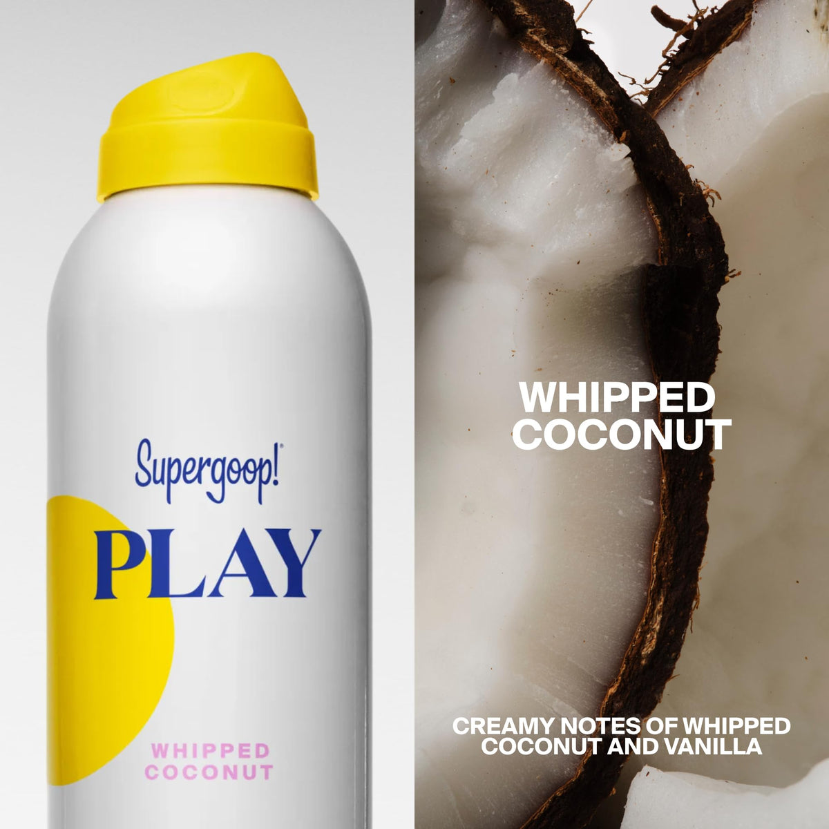 Supergoop! bottle held in hand showing 6 fl oz size portability benefit