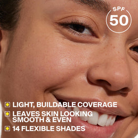 Supergoop! opened bottle and nozzle detail illustrating controlled dispensing benefit