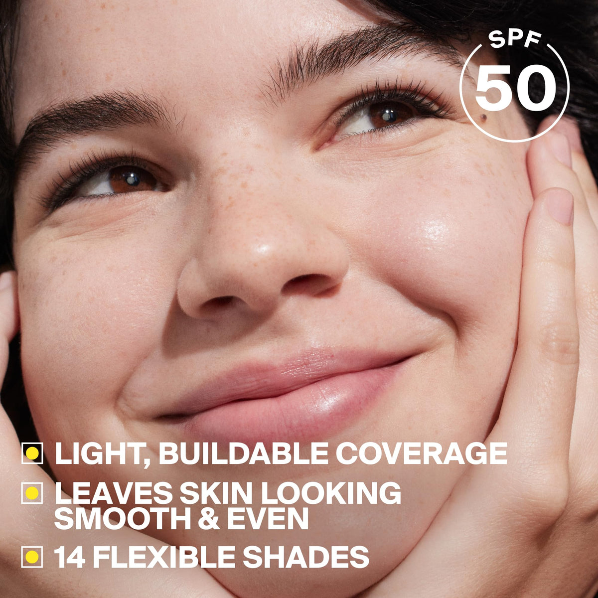 Supergoop! close-up of creamy texture highlighting blendability and smooth finish