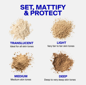 Supergoop! powder texture close-up highlighting light-diffusing finish