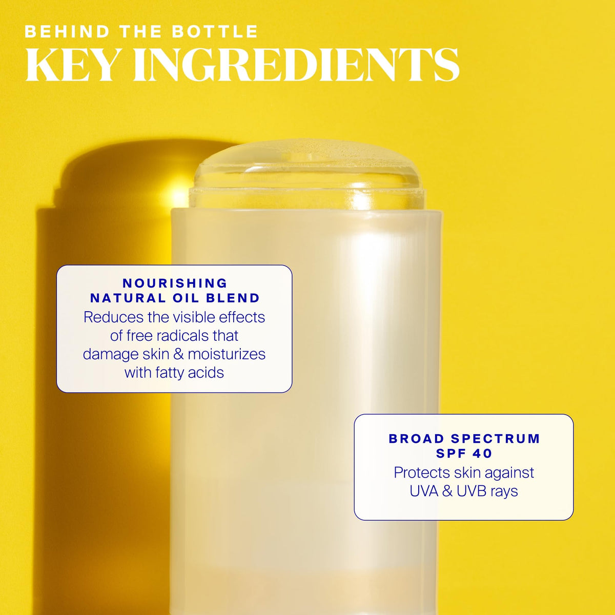 Supergoop! Glowscreen texture close-up showing luminous, hydrating finish