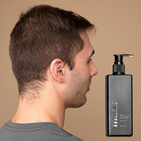 Superior Mane on bathroom shelf suggesting routine use and grooming convenience