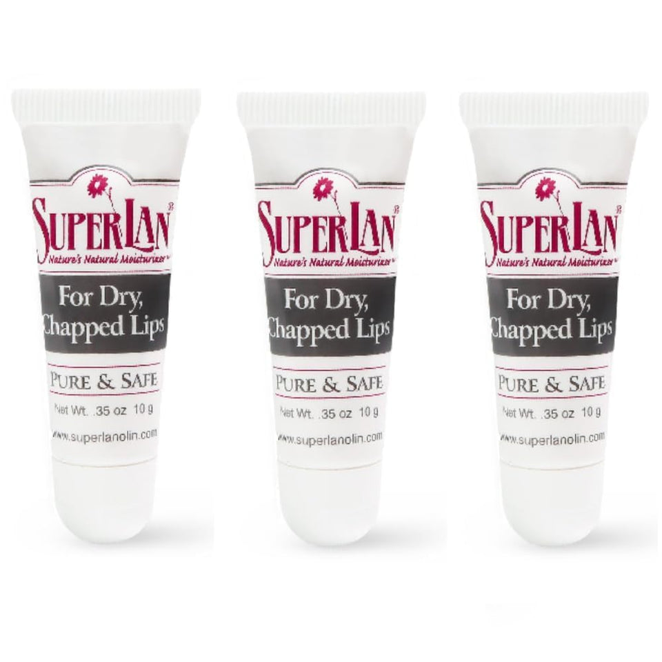 superlan front packaging showing three tubes and benefits