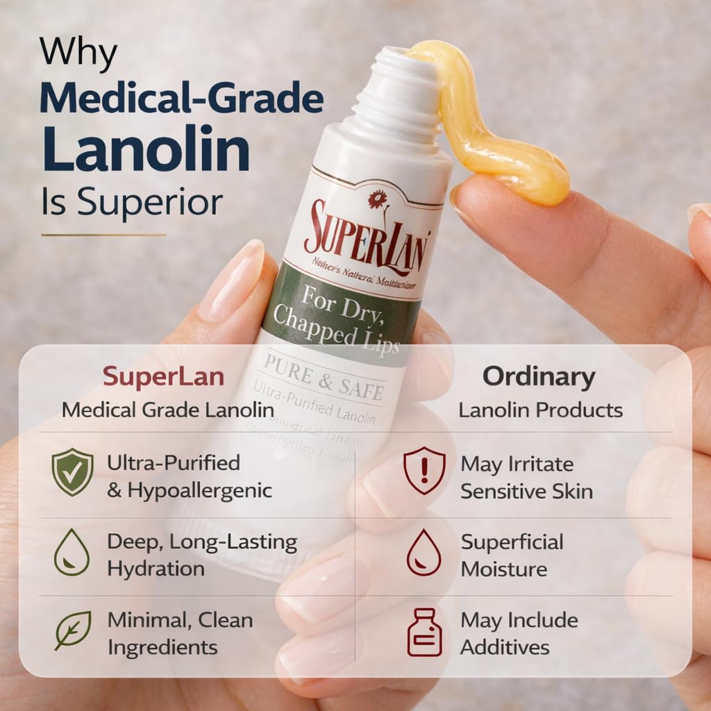 superlan used on nipple area to soothe and protect skin
