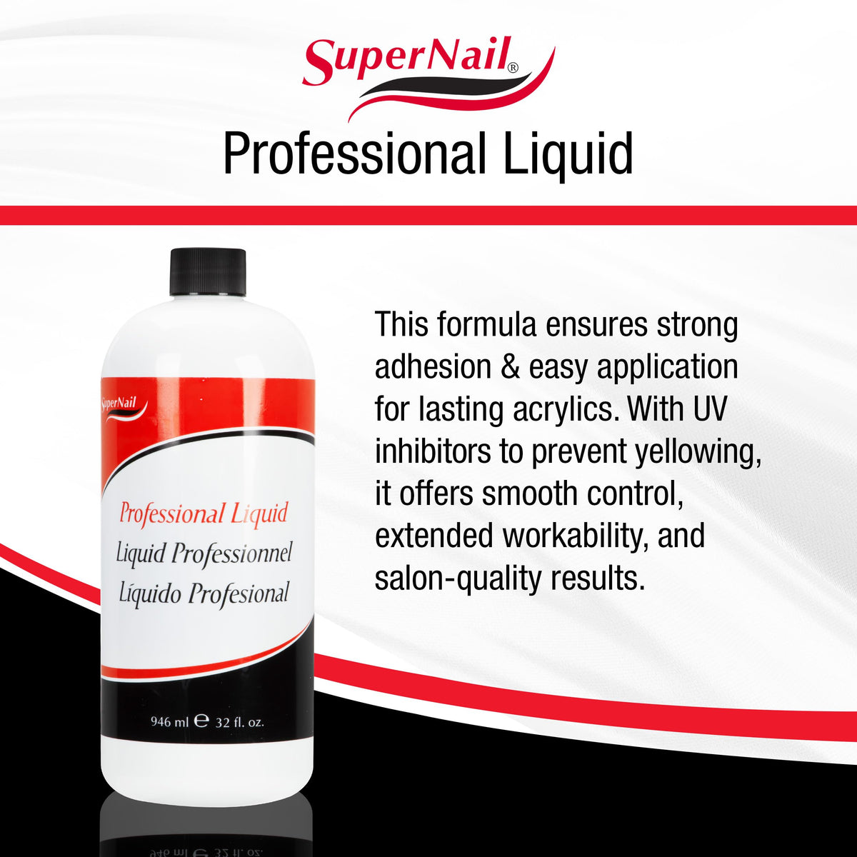 SuperNail used in salon application showing comfortable, lower-odor work environment