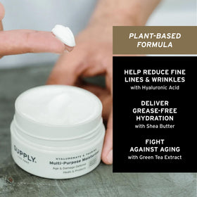 Supply product in hand showing size and travel-friendly 3oz convenience for on-the-go grooming