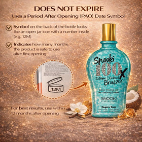 Supre Snooki bottle in a beach bag lifestyle scene for travel convenience