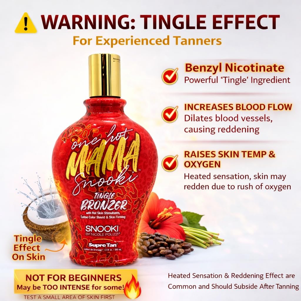 Supre Snooki One Hot Mama opened cap with lotion texture for easy spread