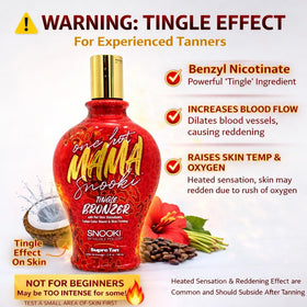 Supre Snooki One Hot Mama opened cap with lotion texture for easy spread
