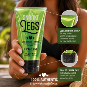 Supre Snooki tube held in hand showing size and travel-friendly benefit
