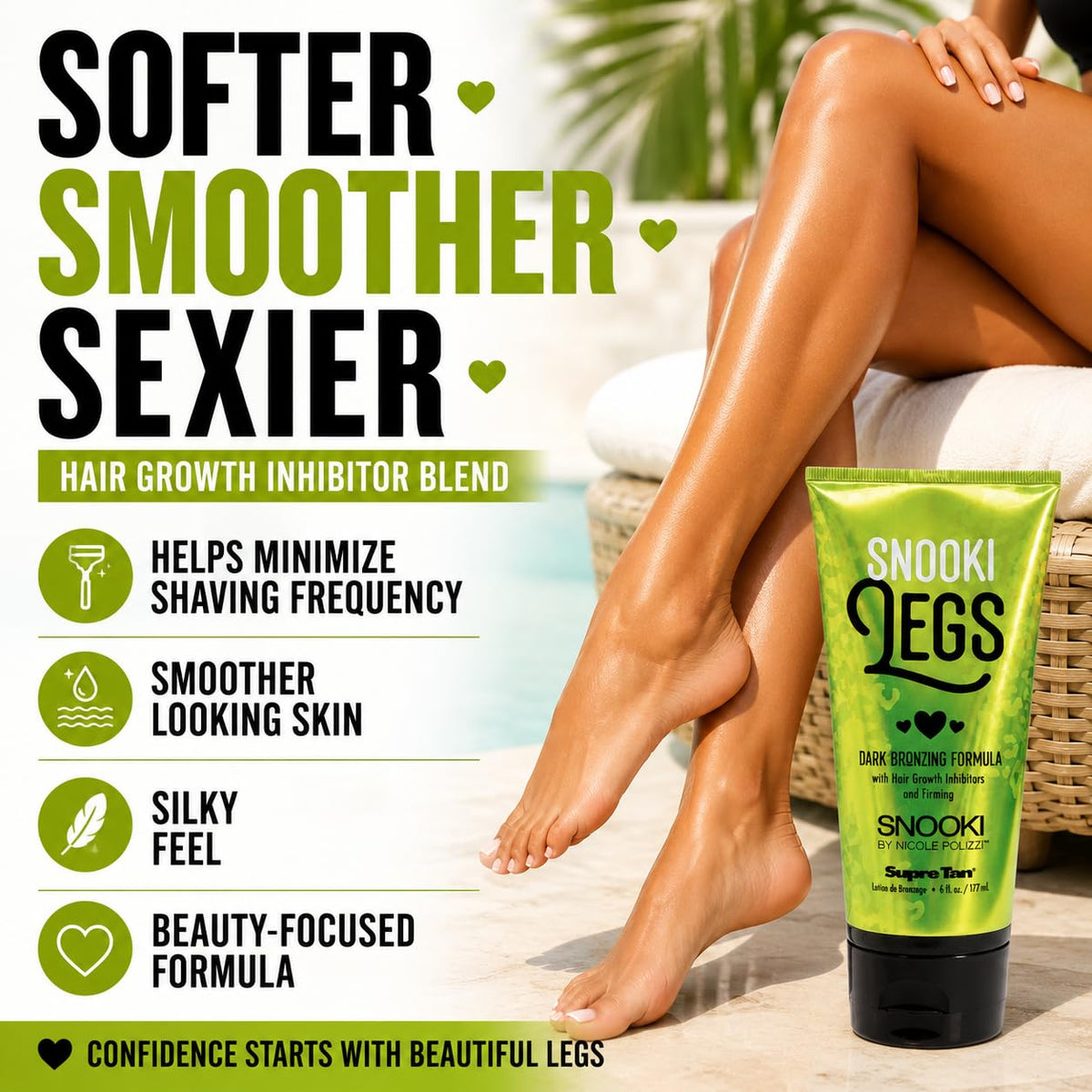 Supre Snooki lotion texture close-up showing rich moisturizing finish