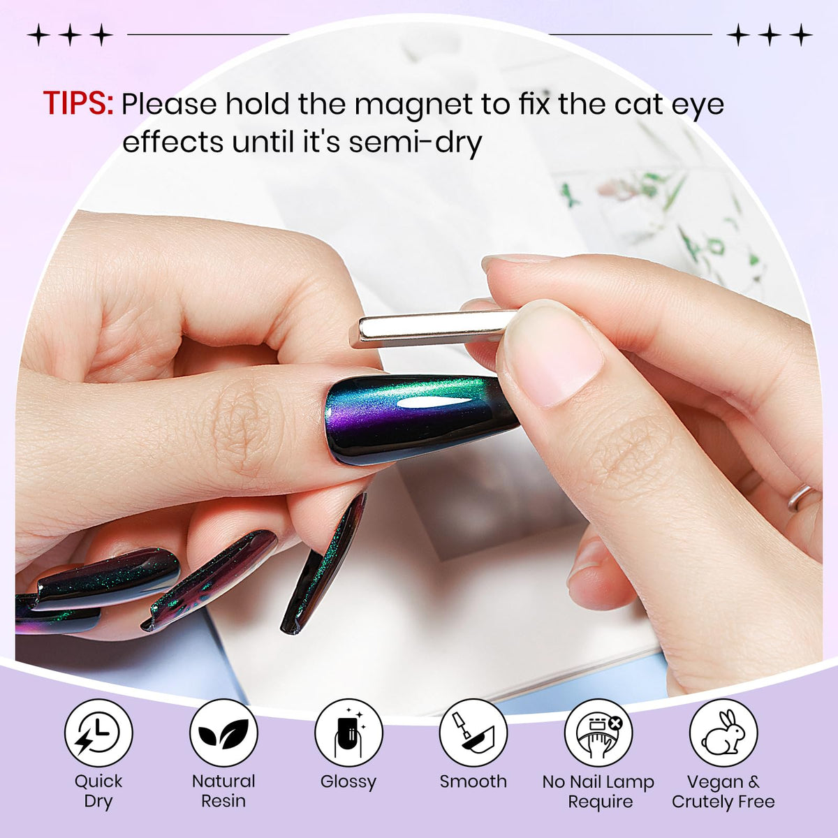 SUPWEE brush stroke and lacquer texture showing smooth application benefit