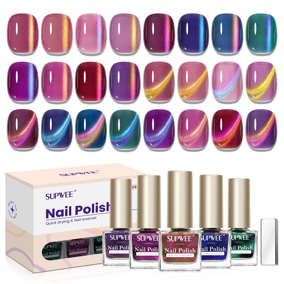 SUPWEE front packaging showing 12 cat eye bottles and benefit quick results