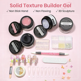 SUPWEE close-up of solid gel texture highlighting non-sticky firmness for precise sculpting