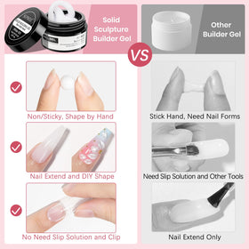 SUPWEE dual form extension demo illustrating clean release and salon-quality extension benefit