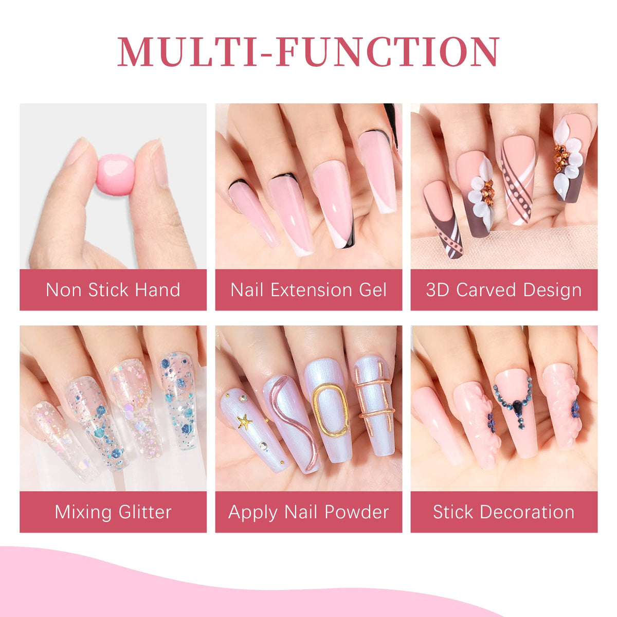SUPWEE dual forms and brush displayed for easy extension shaping and application