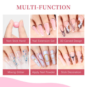 SUPWEE dual forms and brush displayed for easy extension shaping and application