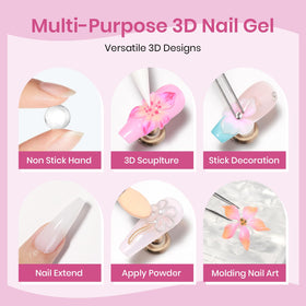 SUPWEE dual forms and silicone molds arranged to demonstrate consistent extension shaping