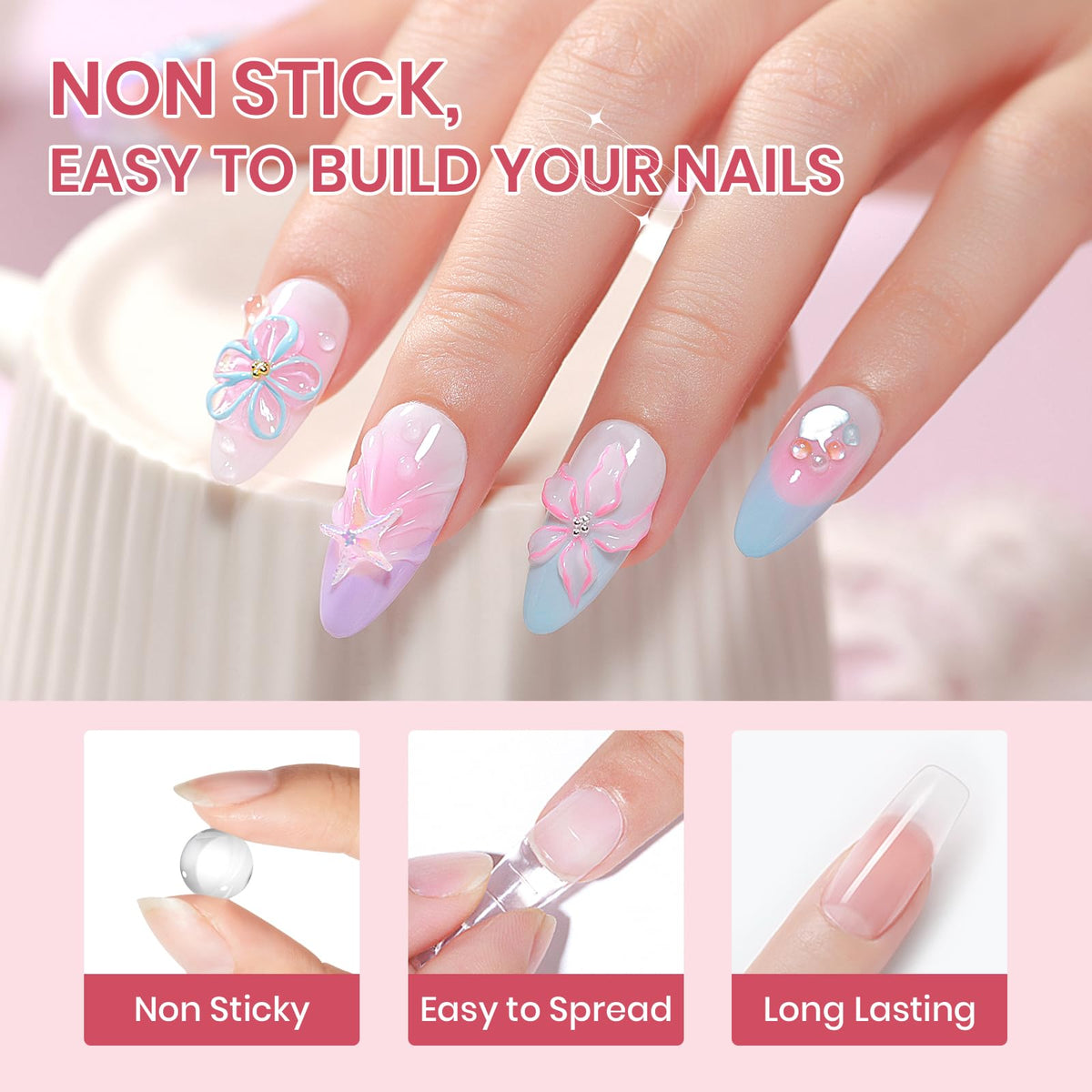 SUPWEE nail file and powder close-up showing tools for smoothing and finishing results